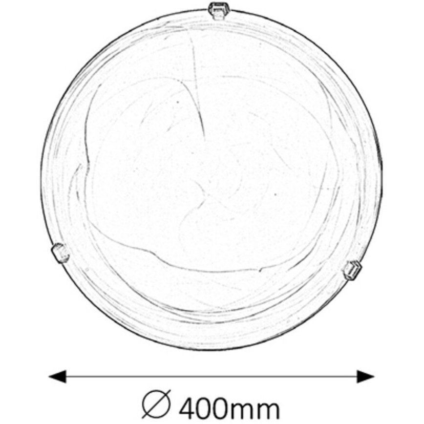 Rabalux - griestu gaismeklis 2xE27/60W/230V ar alabastera stiklu