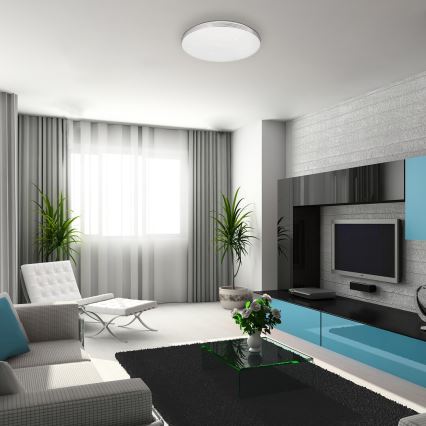 Rabalux - LED Griestu gaismeklis OSCAR LED/36W/230V apaļš