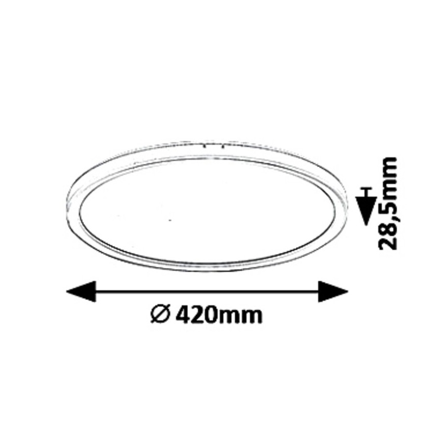 LED Aptumšojams griestu gaismeklis PAVEL LED/22W/230V