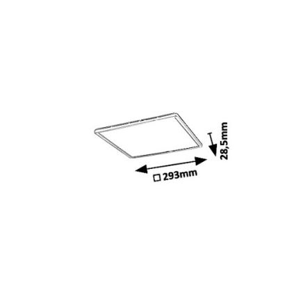 Rabalux 3429 - LED Griestu lampa PAVEL LED/18W/230V