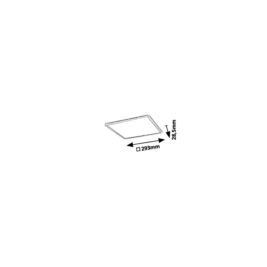 Rabalux 3429 - LED Griestu lampa PAVEL LED/18W/230V