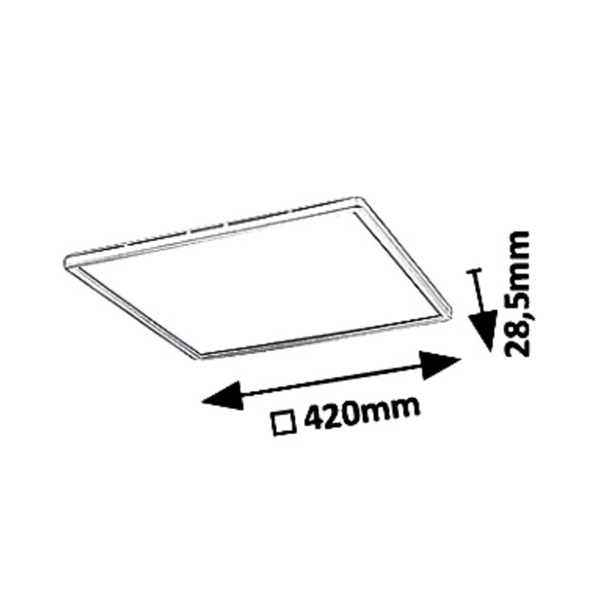 Rabalux - LED Aptumšojams griestu gaismeklis LED/22W/230V