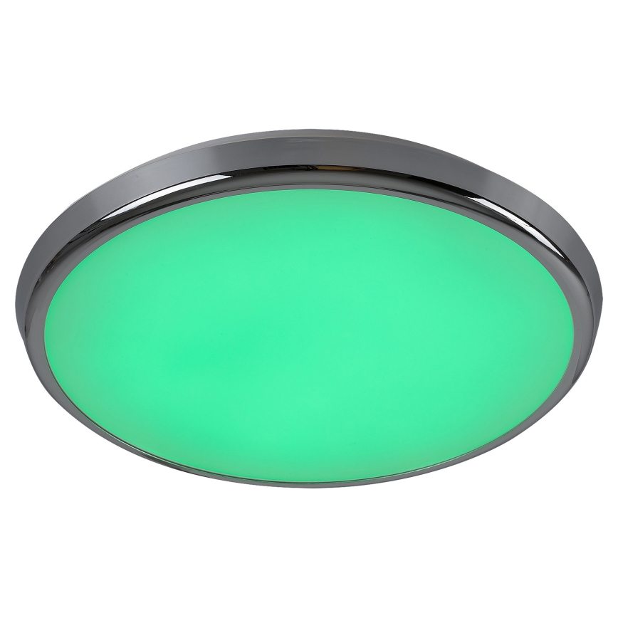 Rabalux - LED RGB Vannas istabas griestu lampa LED/18W/230V d. 30 cm 3000-6500K IP44 + tālvadības pults