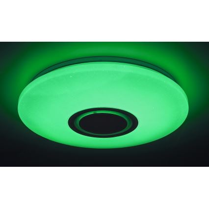 Rabalux - LED RGB Aptumšojama griestu lampa ar skaļruni LED/24W/230V Wi-Fi Tuya + tālvadības pults