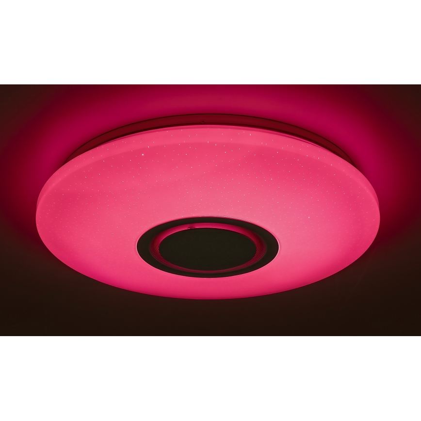 Rabalux - LED RGB Aptumšojama griestu lampa ar skaļruni LED/24W/230V Wi-Fi Tuya + tālvadības pults