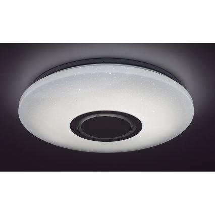 Rabalux - LED RGB Aptumšojams griestu gaismeklis ar skaļruni LED/24W/230V Wi-Fi Tuya + tālvadības pults pr. 40 cm