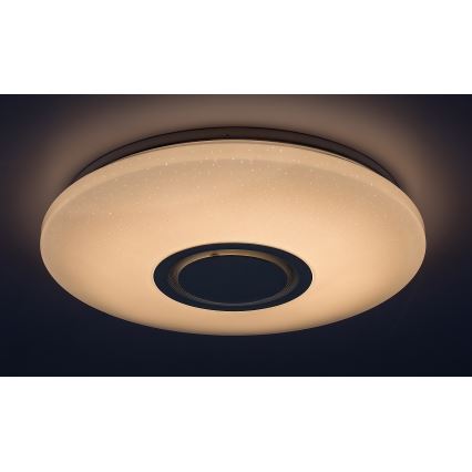 Rabalux - LED RGB Aptumšojams griestu gaismeklis ar skaļruni LED/24W/230V Wi-Fi Tuya + tālvadības pults pr. 40 cm