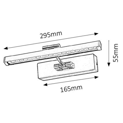 Rabalux - LED Attēla lampa LED/5W/230V