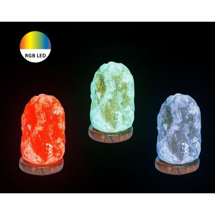 Rabalux - LED RGB Sāls lampa LED/1W/5V 0,7 kg