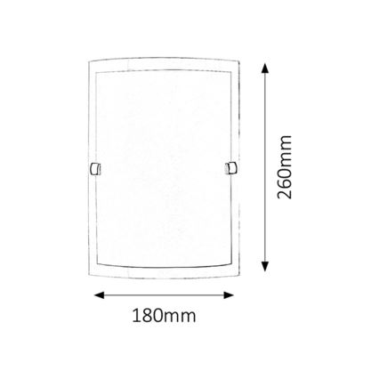 Rabalux - Sienas lampa 1xE27/60W/230V