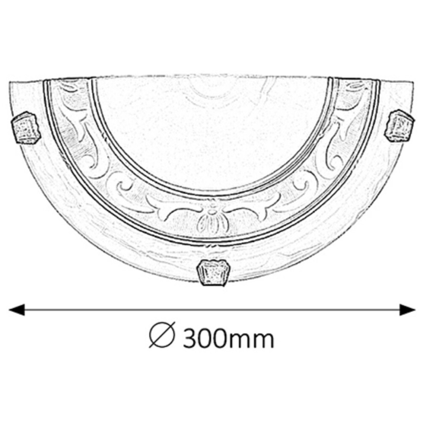 Rabalux 3712 - Sienas Apgaismojums LARETTA 1xE27/60W/230V