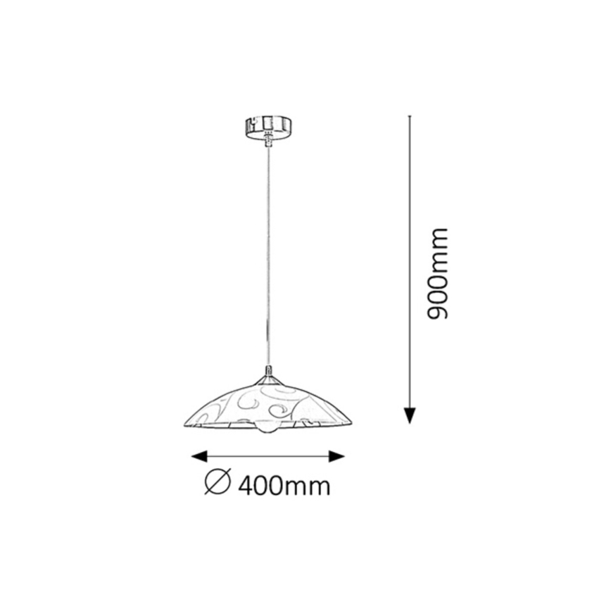 Rabalux 3856 - Lustra HARMONY LUX 1xE27/60W/230V