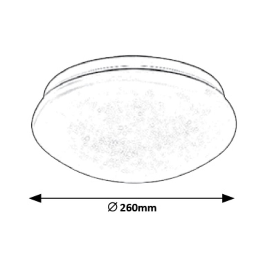 Rabalux 3936 - LED Griestu gaismeklis LUCAS LED/12W/230V