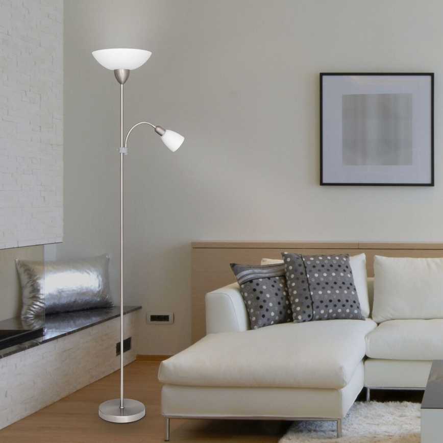 Rabalux - Grīdas stāvlampa 1xE27/60W+E14/40W