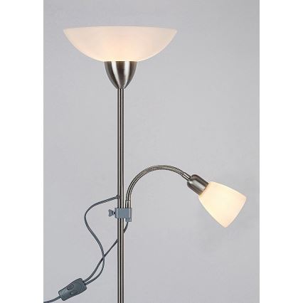 Rabalux - Grīdas stāvlampa 1xE27/60W+E14/40W