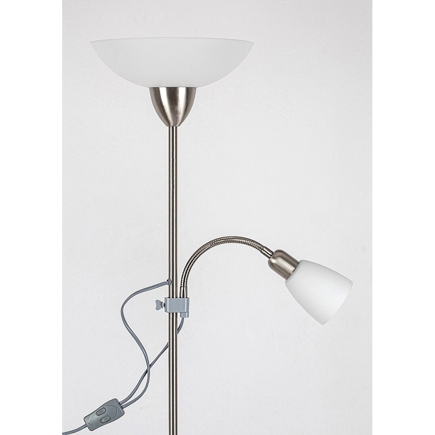 Rabalux - Grīdas stāvlampa 1xE27/60W+E14/40W