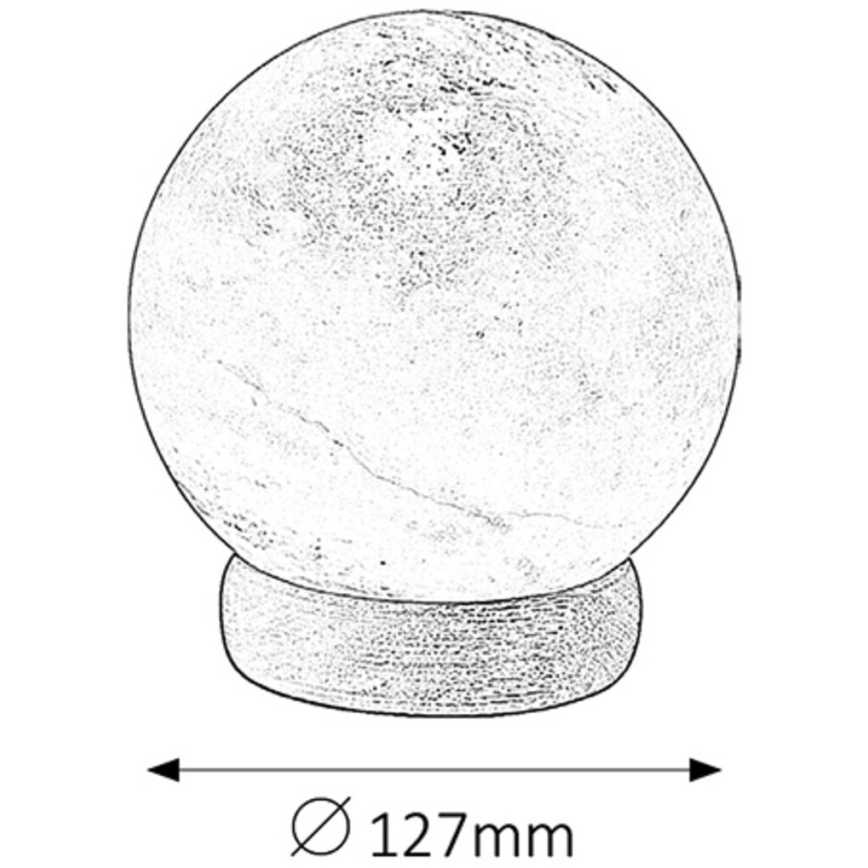 Rabalux -  Sāls lampa 1xE14/15W/230V akācija 2,6 kg