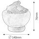 Rabalux - (Himalajas) Sāls lampa 1xE14/15W/230V 3,2 kg