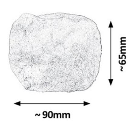 Rabalux - Sāls lampa - svečturis 0,6 kg