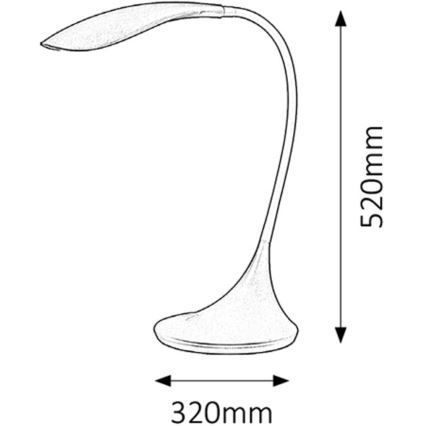 Rabalux - LED Aptumšojama lampa 1xLED/4,5W/230V