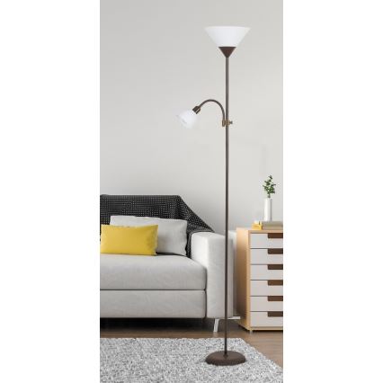 Rabalux - Stāvlampa 1xE27/100W+1xE14/25W/230V 