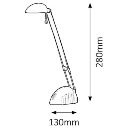 Rabalux - LED galda lampa 1xLED/5W/230V