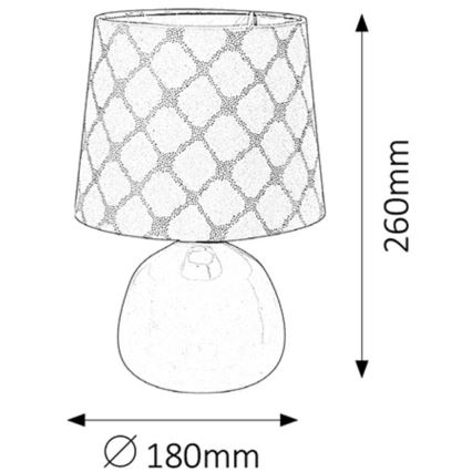 Rabalux - Galda lampa E14/40W