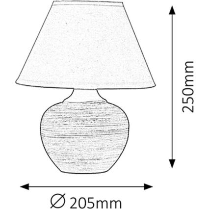 Rabalux - Galda lampa E14/40W