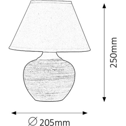 Rabalux - Galda lampa E14/40W