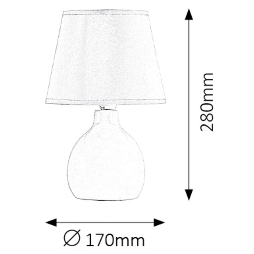 Rabalux - Galda lampa 1xE14/40W/230V