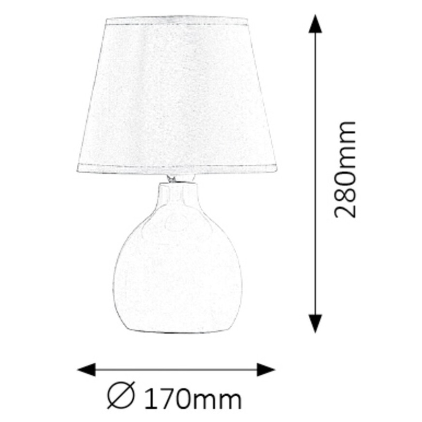 Rabalux - Galda lampa 1xE14/40W/230V