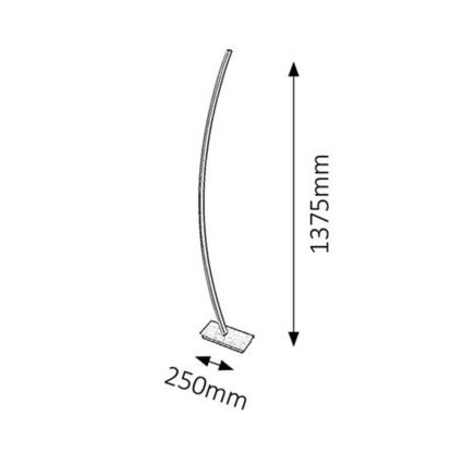 Rabalux - LED stāvlampa 1xLED/26W/230V