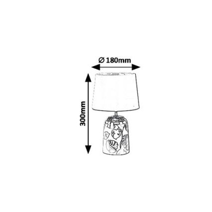 Rabalux - Galda lampa 1xE14/40W/230V