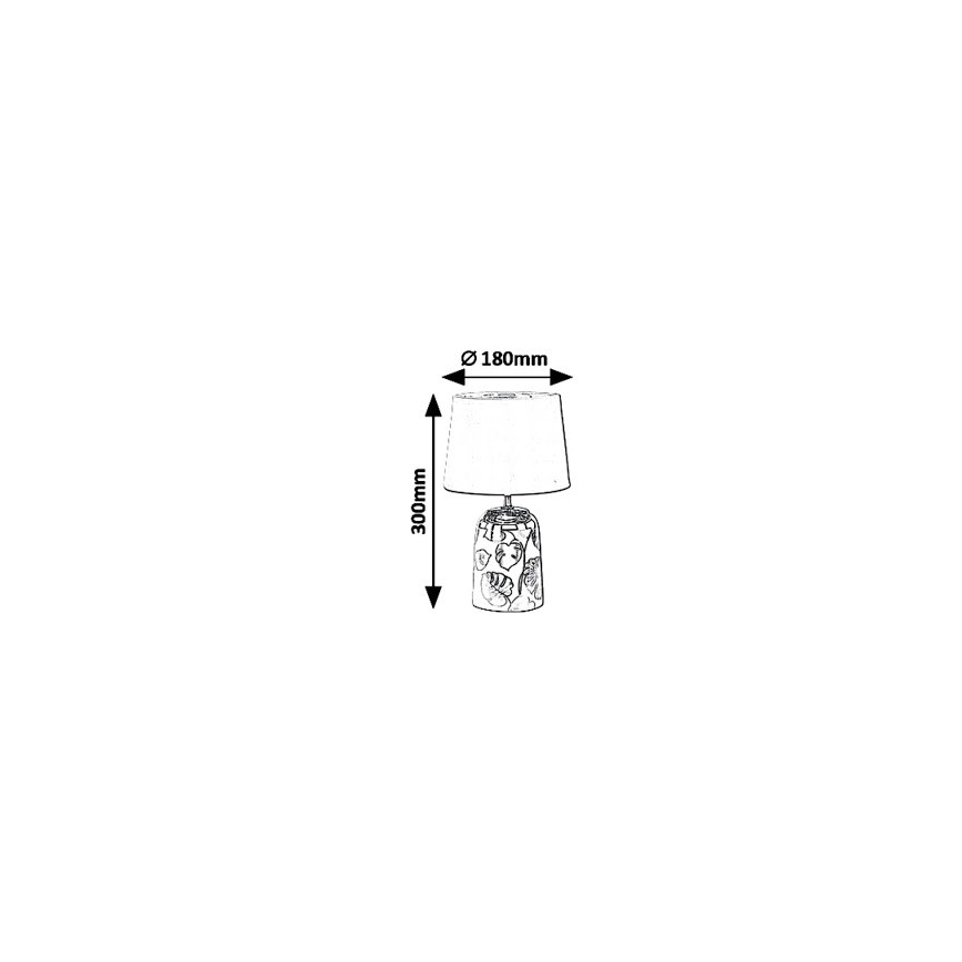 Rabalux - Galda lampa 1xE14/40W/230V