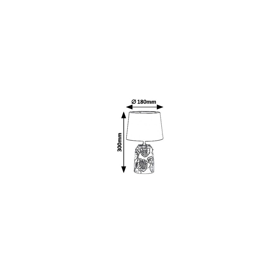 Rabalux 4549 - Galda lampa SONAL 1xE14/40W/230V
