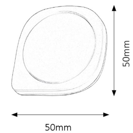 Rabalux - LED lampa ar sensoru LED/0,5W/230V 2700K balta