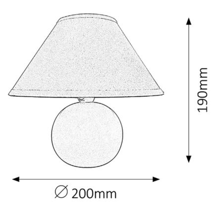 Rabalux - Galda lampa 1xE14/40W/230V