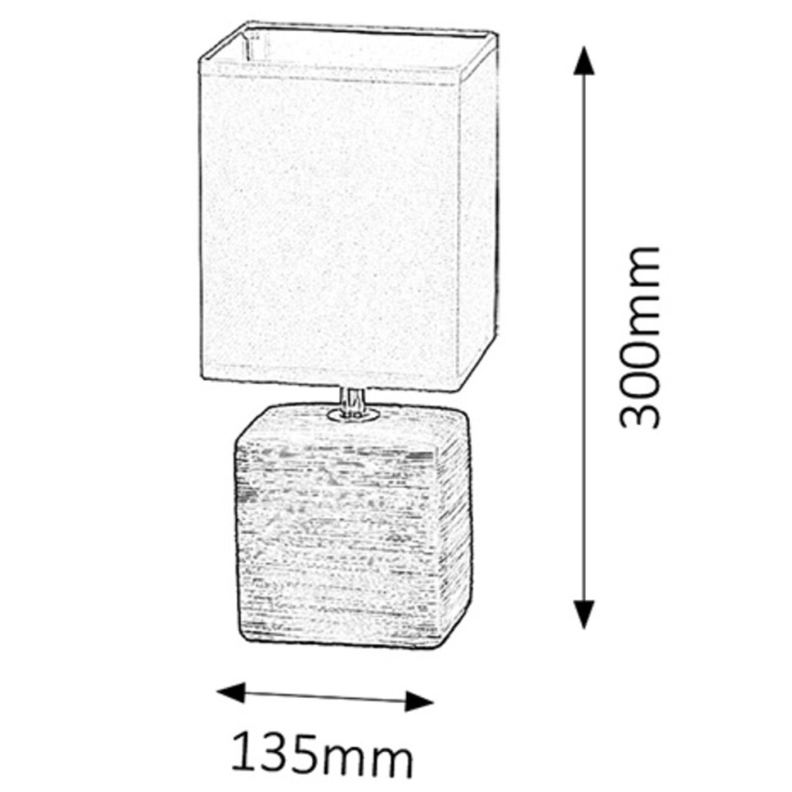 Rabalux - Galda lampa 1xE14/40W/230V