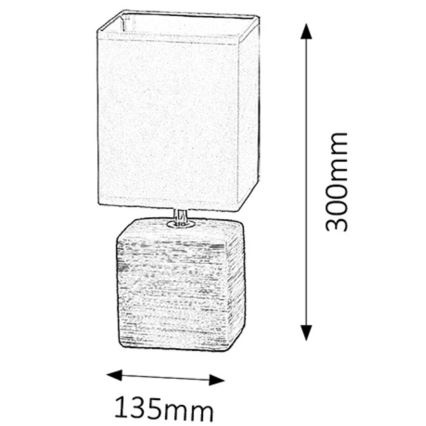 Rabalux - Galda lampa 1xE14/40W/230V