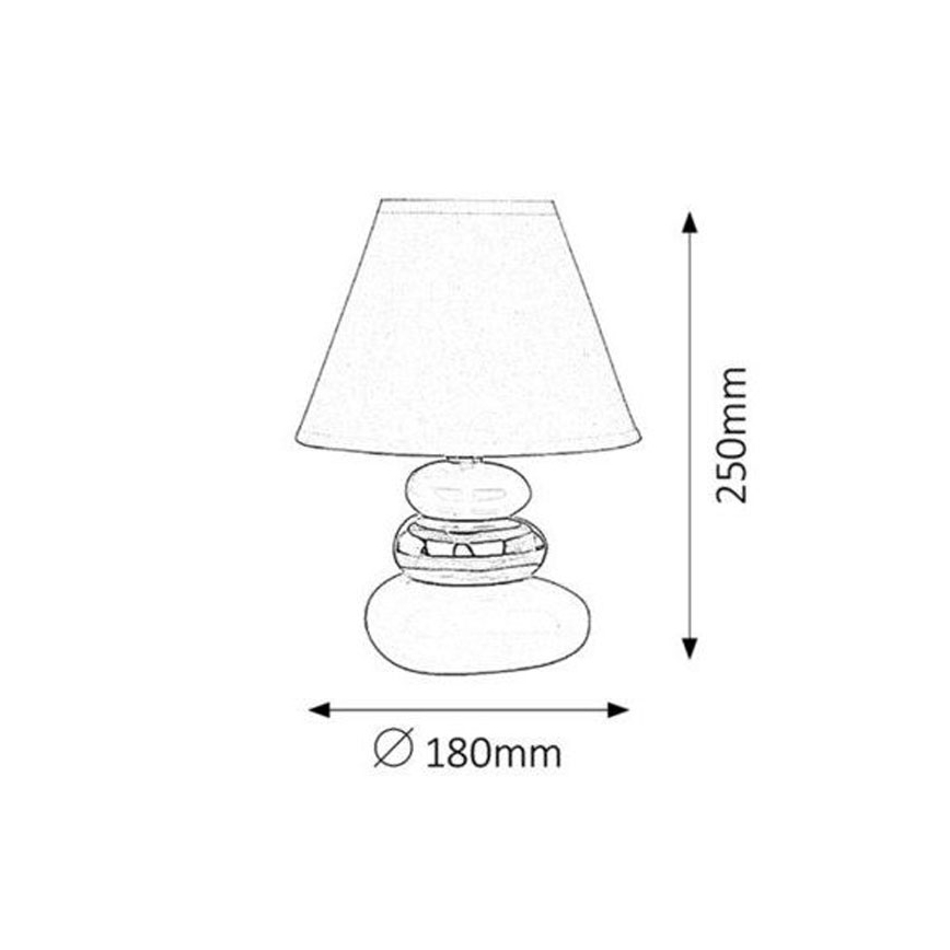 Rabalux 4948 -  Galda lampa SALEM 1xE14/40W/230V