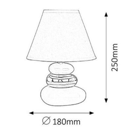 Rabalux 4949 -  Galda lampa SALEM 1xE14/40W/230V