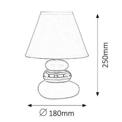 Rabalux - Galda lampa 1xE14/40W/230V