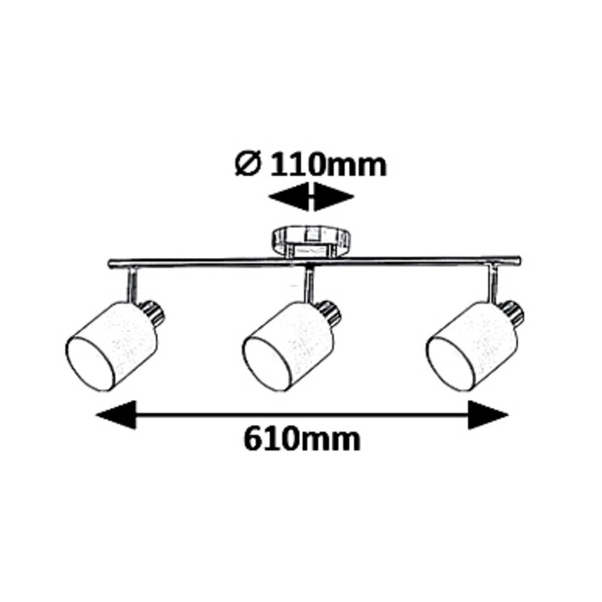 Rabalux 5011 - Lampa NATINA 3xE14/25W/230V