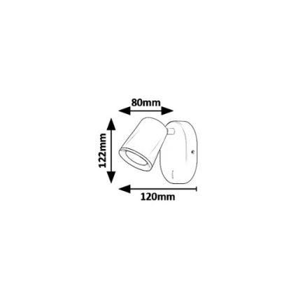 Rabalux 5045 - LED Sienas starmetis SOLANGE LED/6W/230V