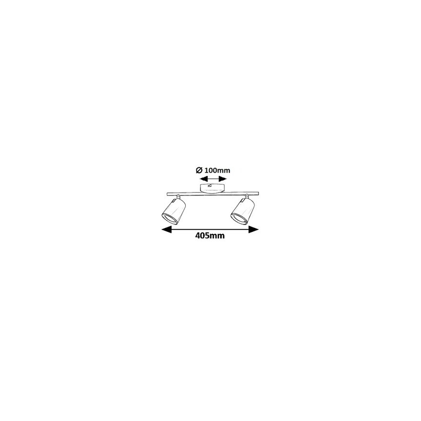 Rabalux - LED Starmetis SOLANGE 2xLED/6W/230V