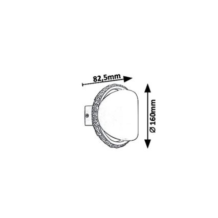 Rabalux 5049 - LED sienas gaismeklis CAPRIANA LED/6W/230V