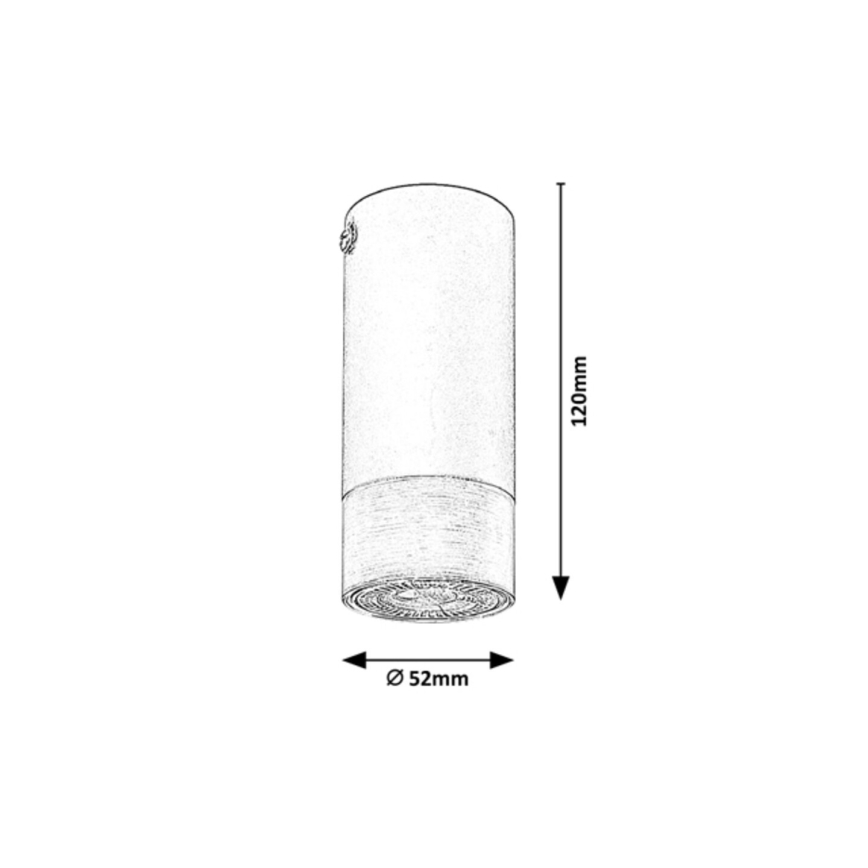 Rabalux - Griestu lampa 1xGU10/5W/230V Ø 5,2 cm