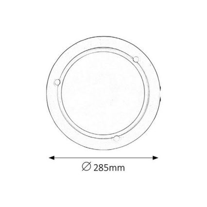 Rabalux - Griestu lampa 1xE27/60W/230V d. 28,5 cm