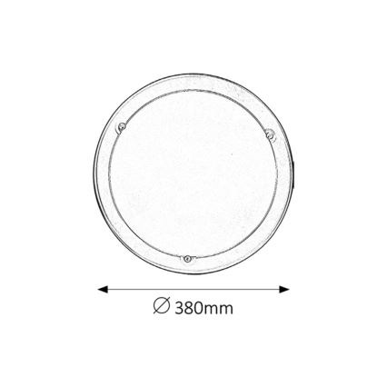 Rabalux - Griestu lampa 2xE27/60W/230V d. 38 cm