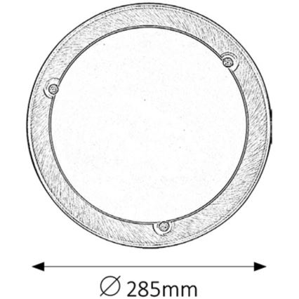 Rabalux - Griestu lampa 1xE27/60W/230V d. 28,5 cm